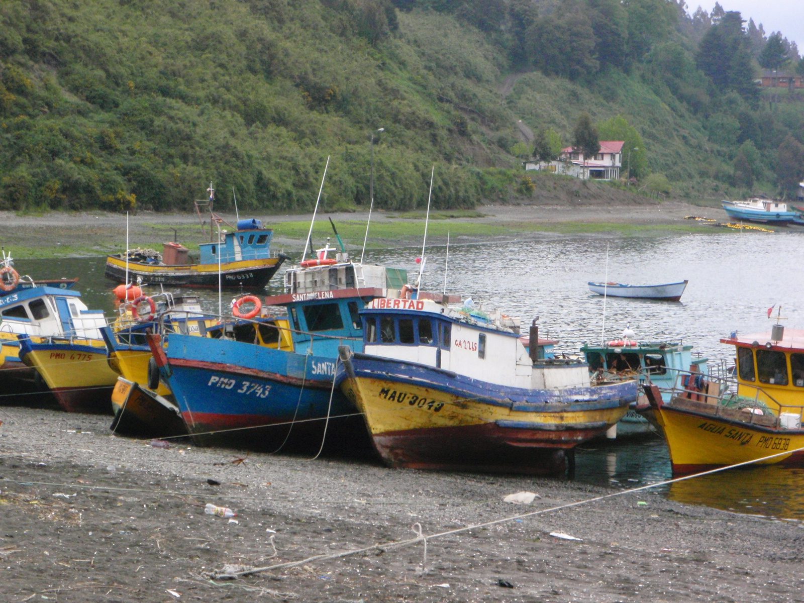 The tide is even lower since we came.