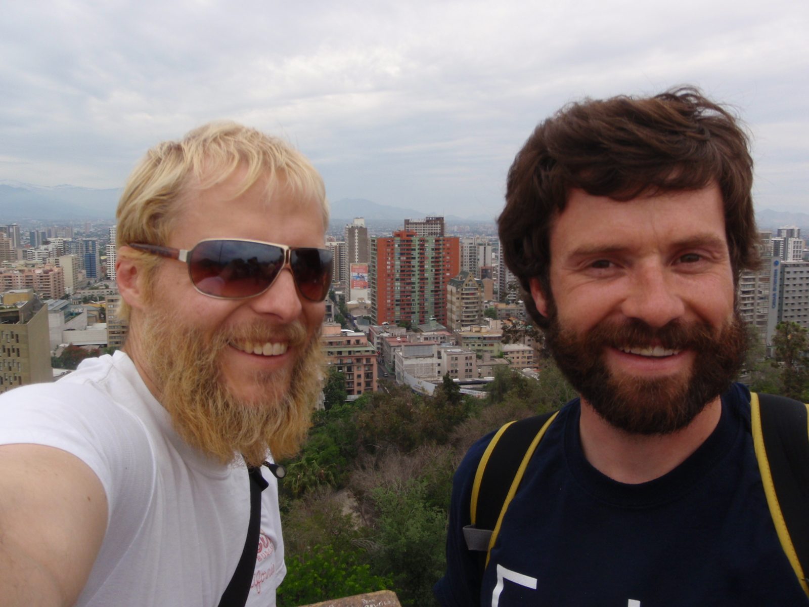 Two cool kids in Santiago.