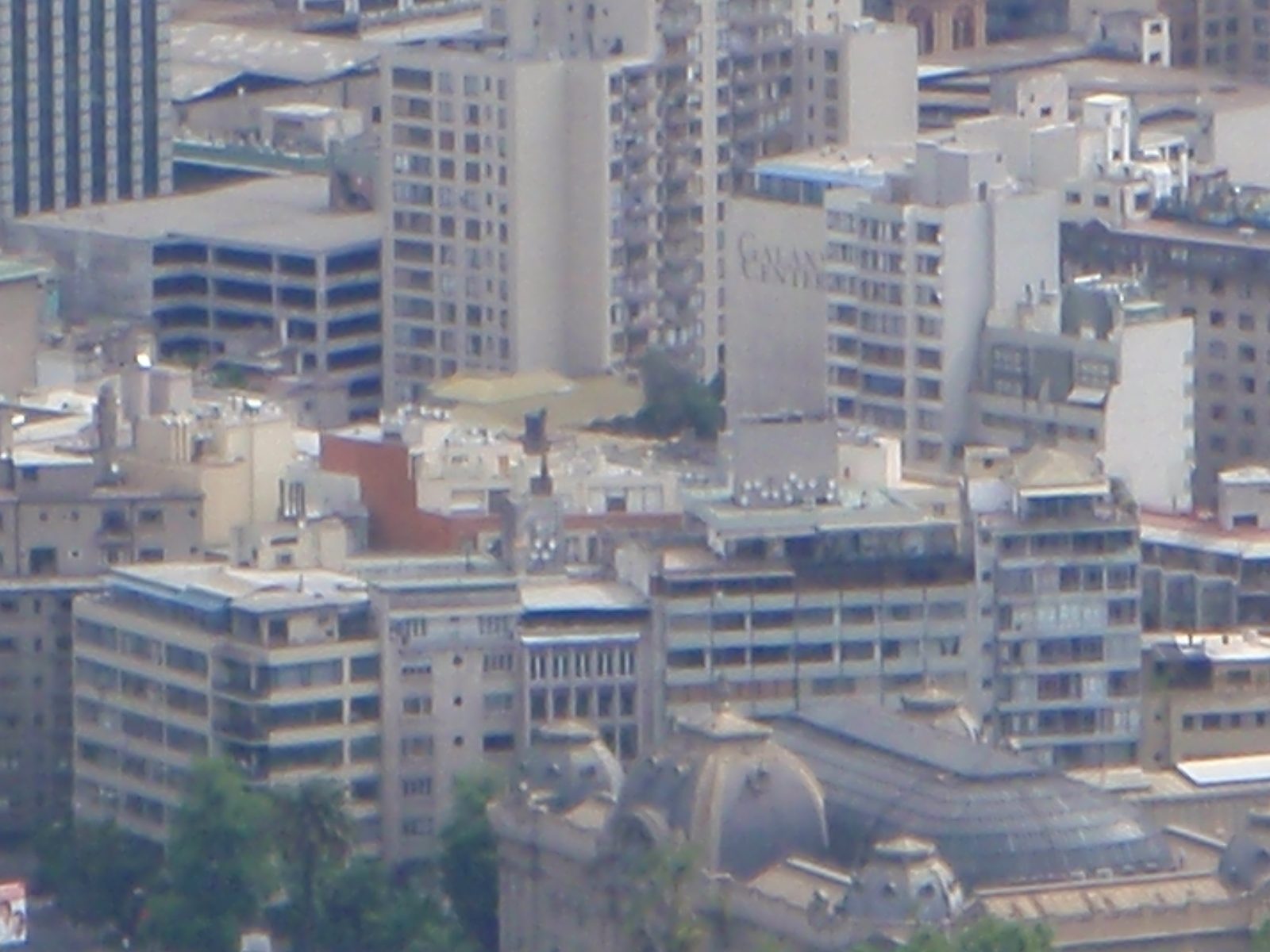 Zoomed in view of our hostel neighborhood. I guess I was trying to spot our building but I don't...
