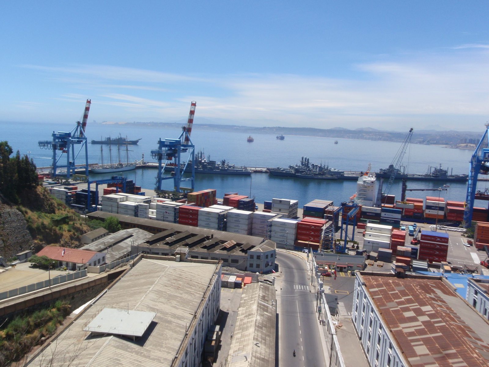 View north along the Chilean coast.
