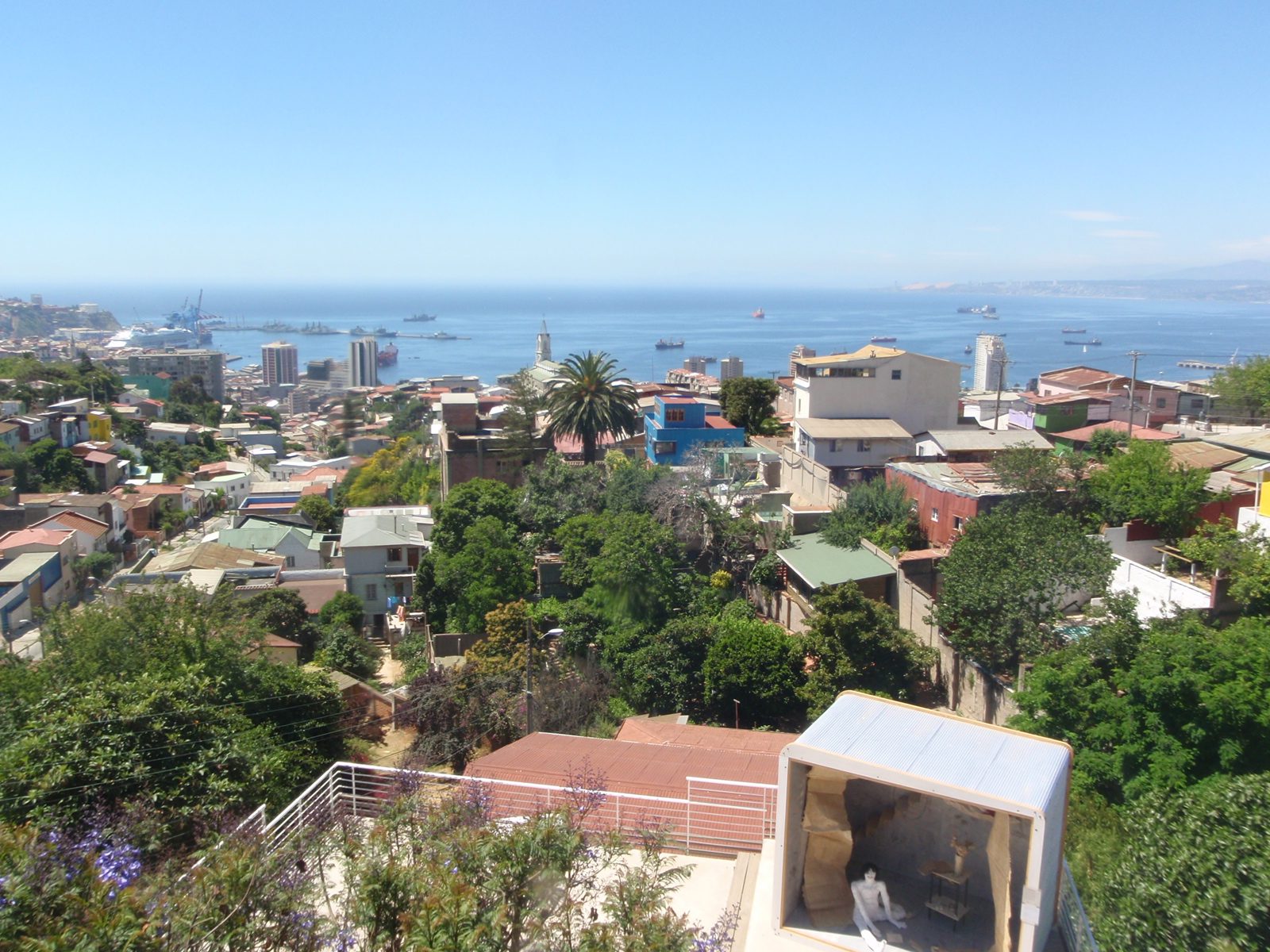 One thing I wanted to do was to see the house of Pablo Neruda. I suppose it was one of his many...