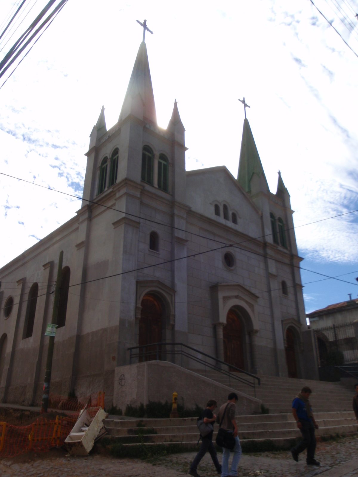 A church.
