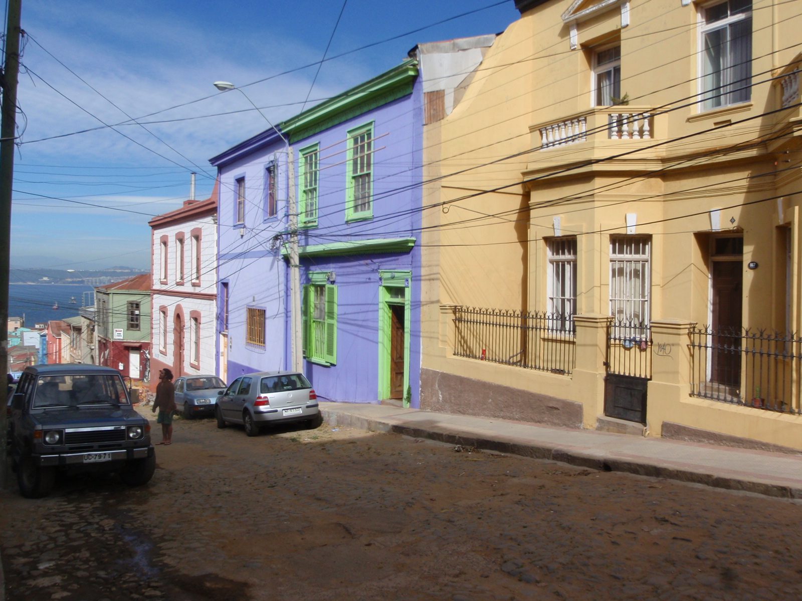 More colorful houses.