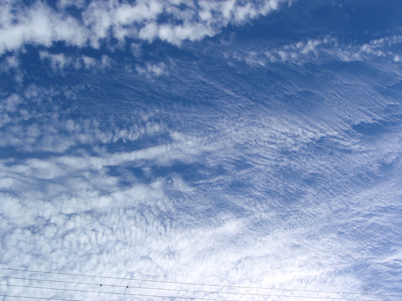 Valparaiso afternoon sky.