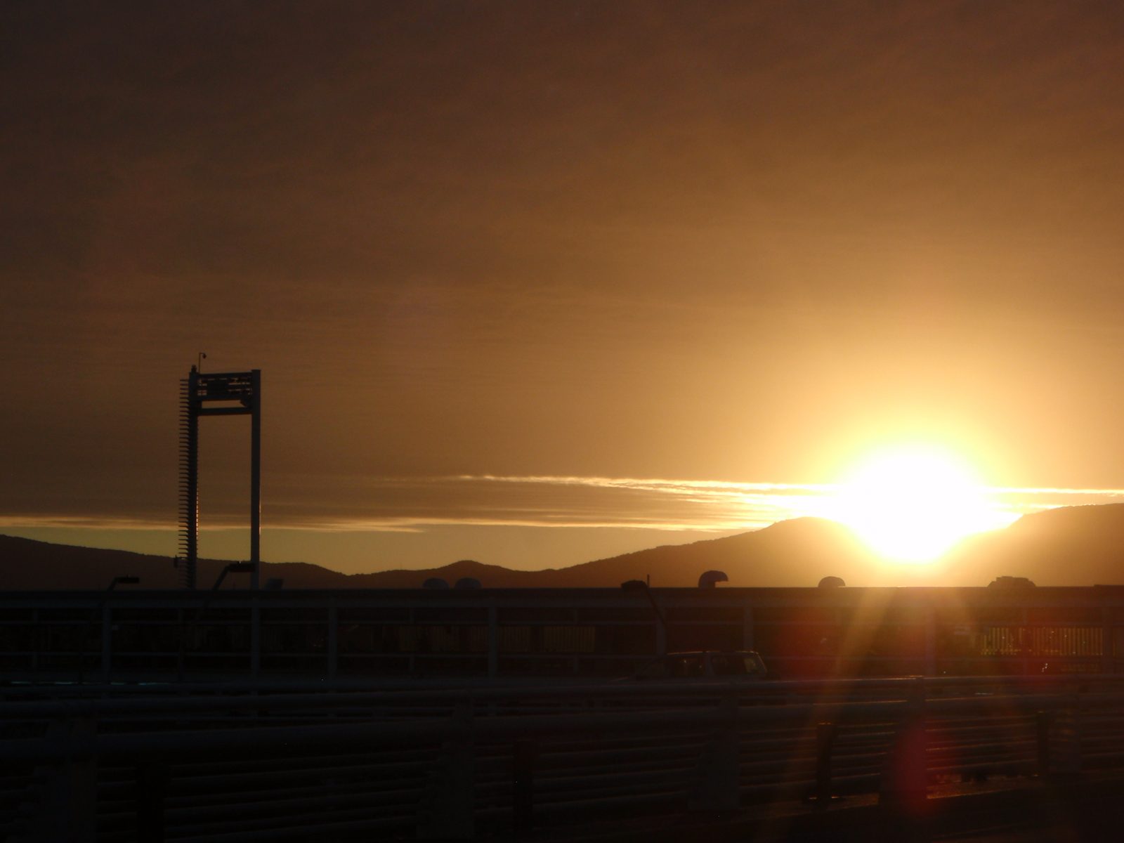 Good bye sun, good bye South America! Next stop, Miami by morning, San Francisco by lunch...