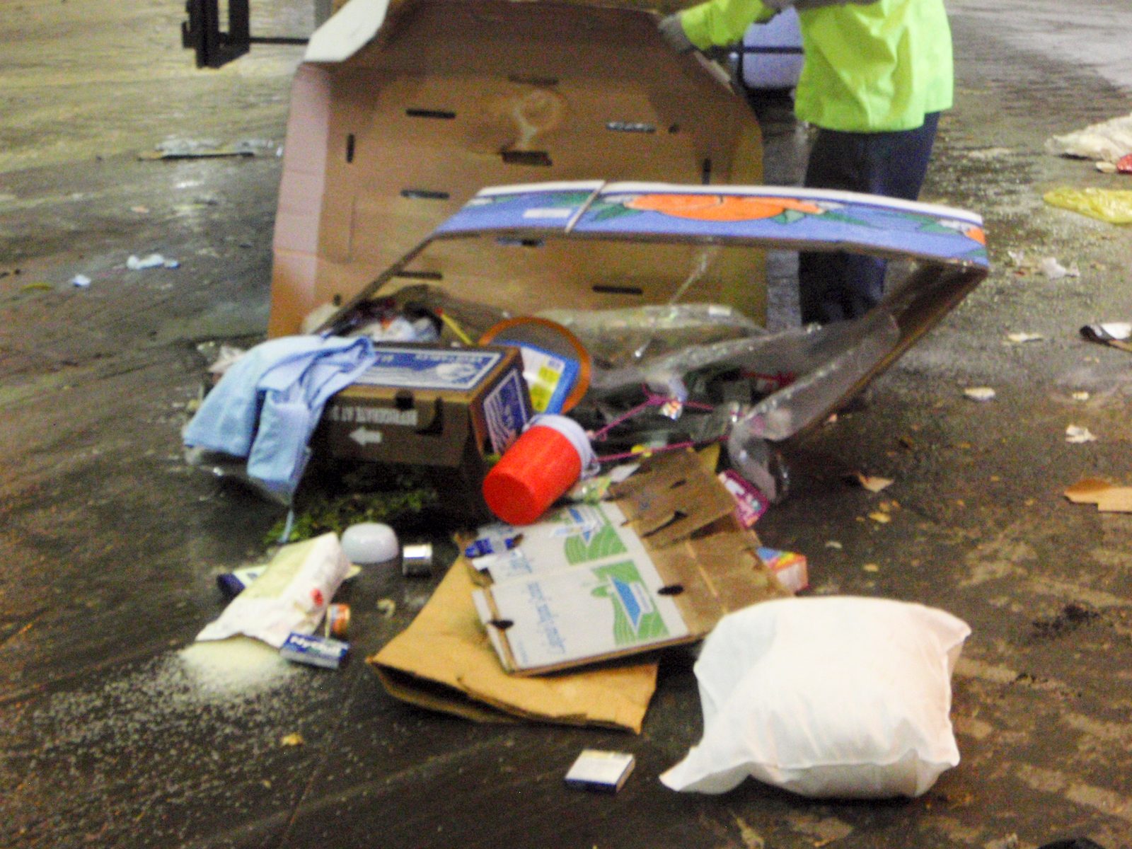 Best part of the day: seeing the San Francisco Food Bank throw away all the food that it could...