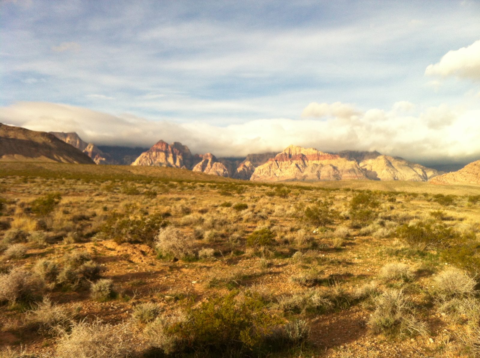 View from our campground Sunday morning.