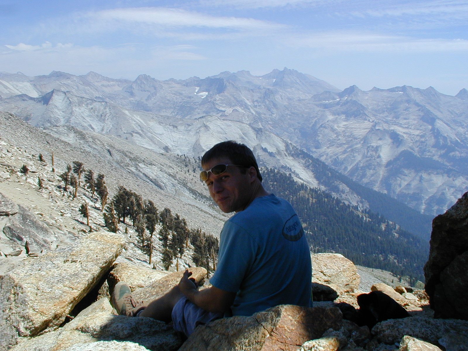 Not a bad place to eat lunch, really.  If only that altitude headache would go away.