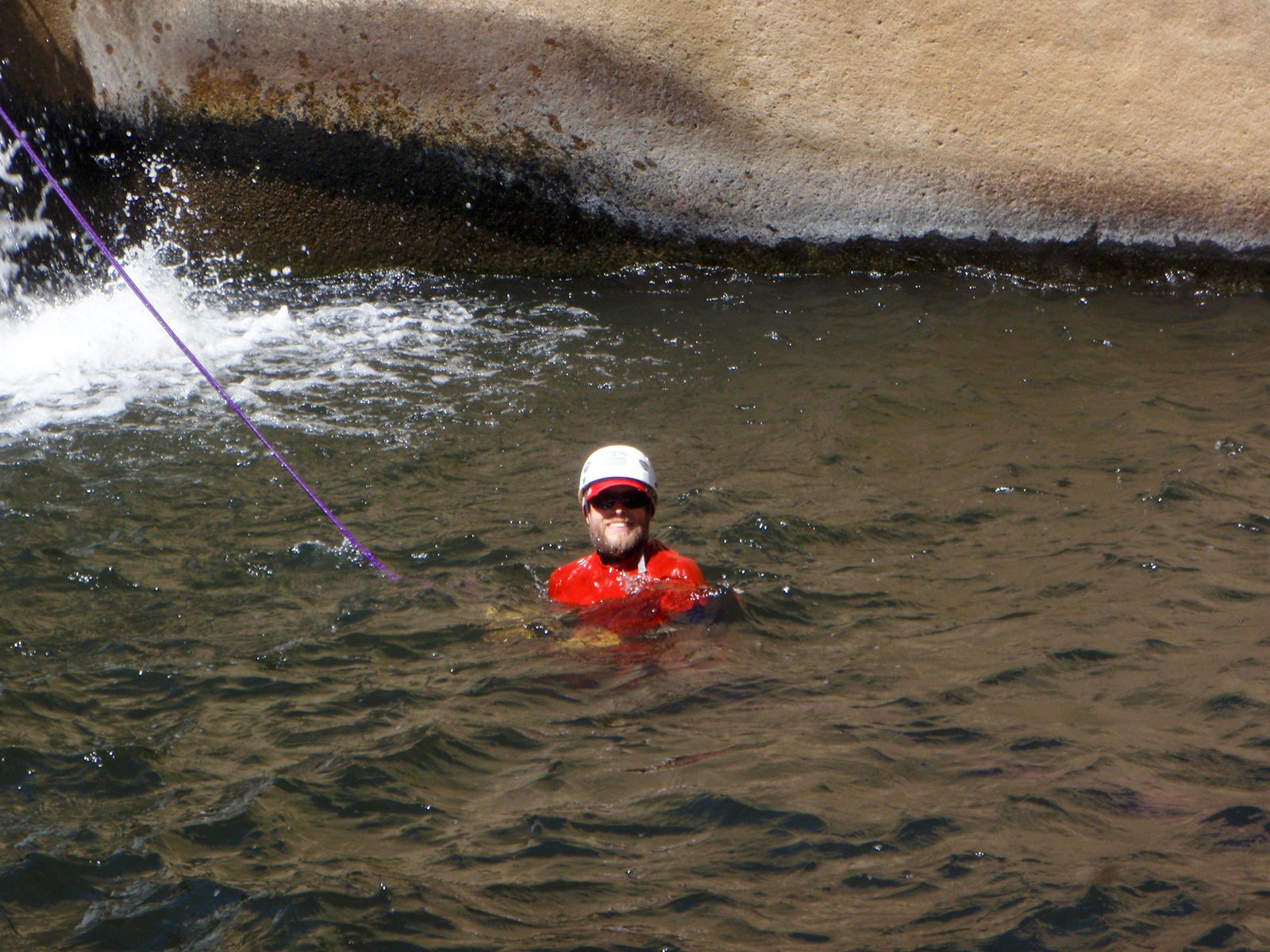 John, ferrying himself across the 5th teacup.