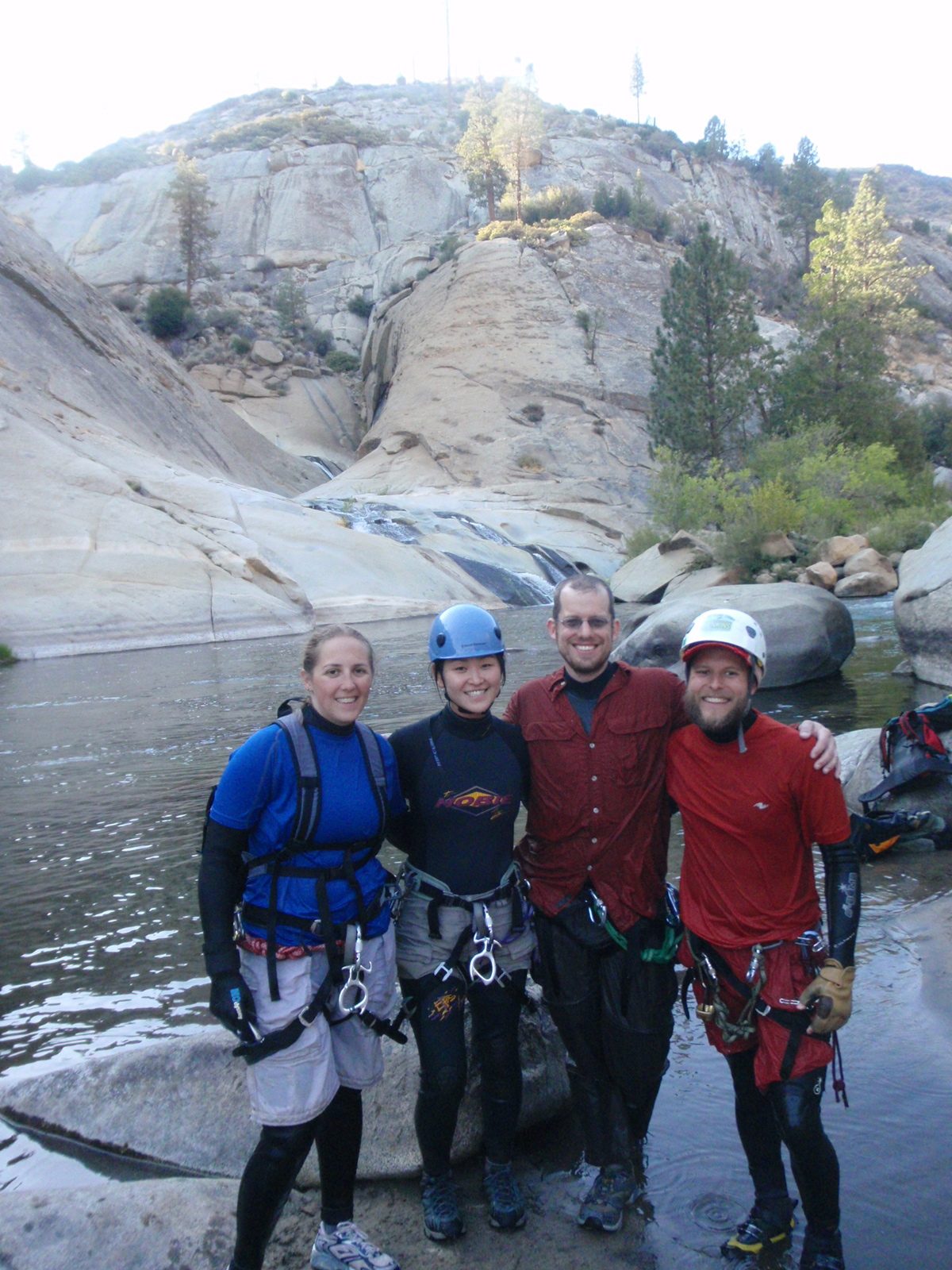 Team shot:  Catherine, Monica, Joel and John.