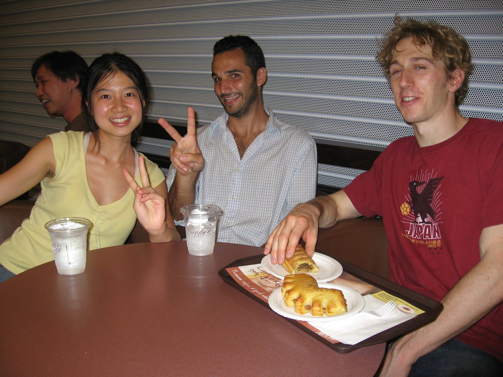 5am Singapore McDonalds meal for Trevor after clubbing.