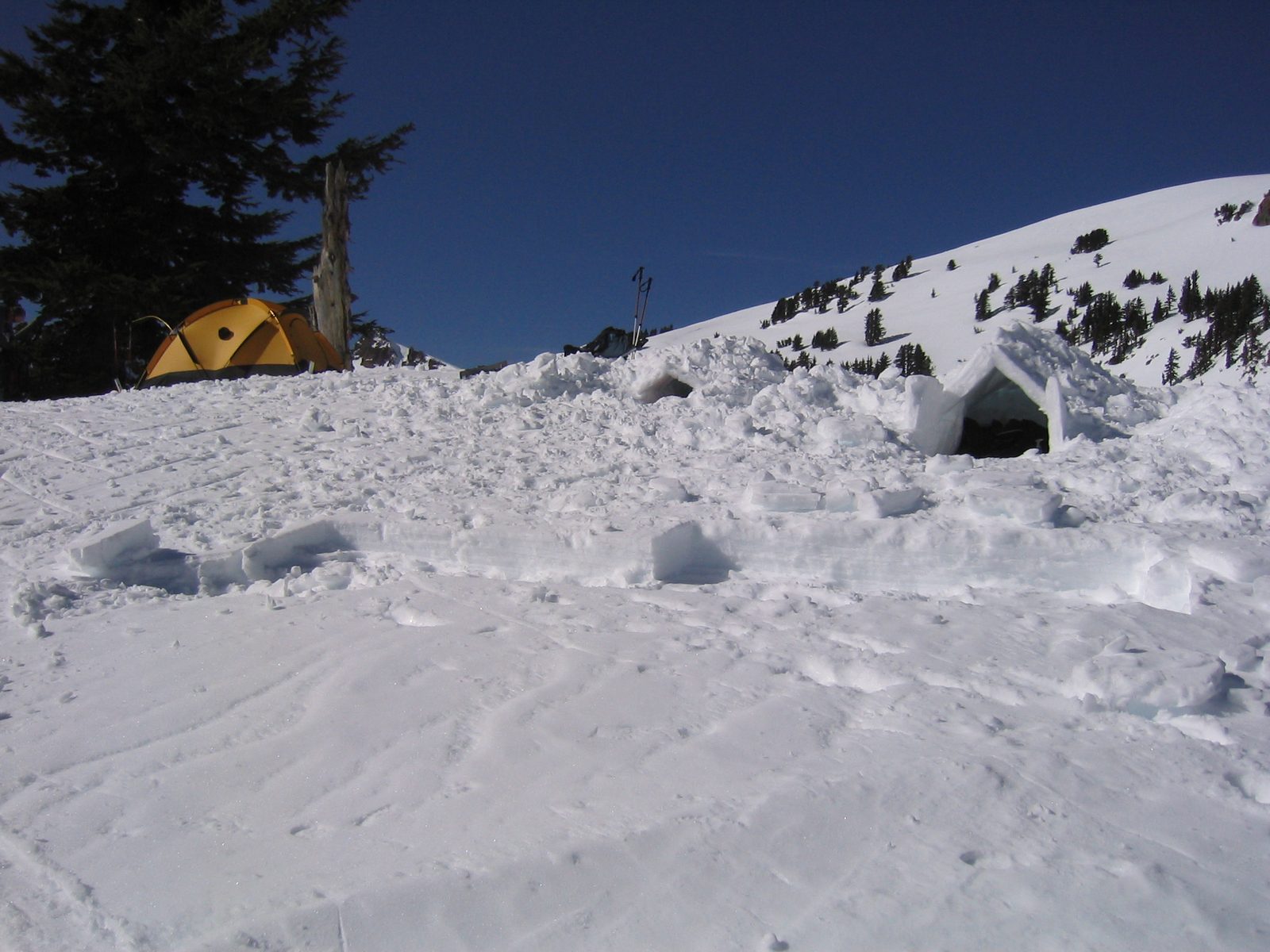 The snow brick quarry.