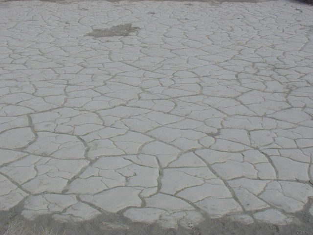 Cool pattern in the desert.  I think this is sort of what "The Racetrack" looks like, but since...
