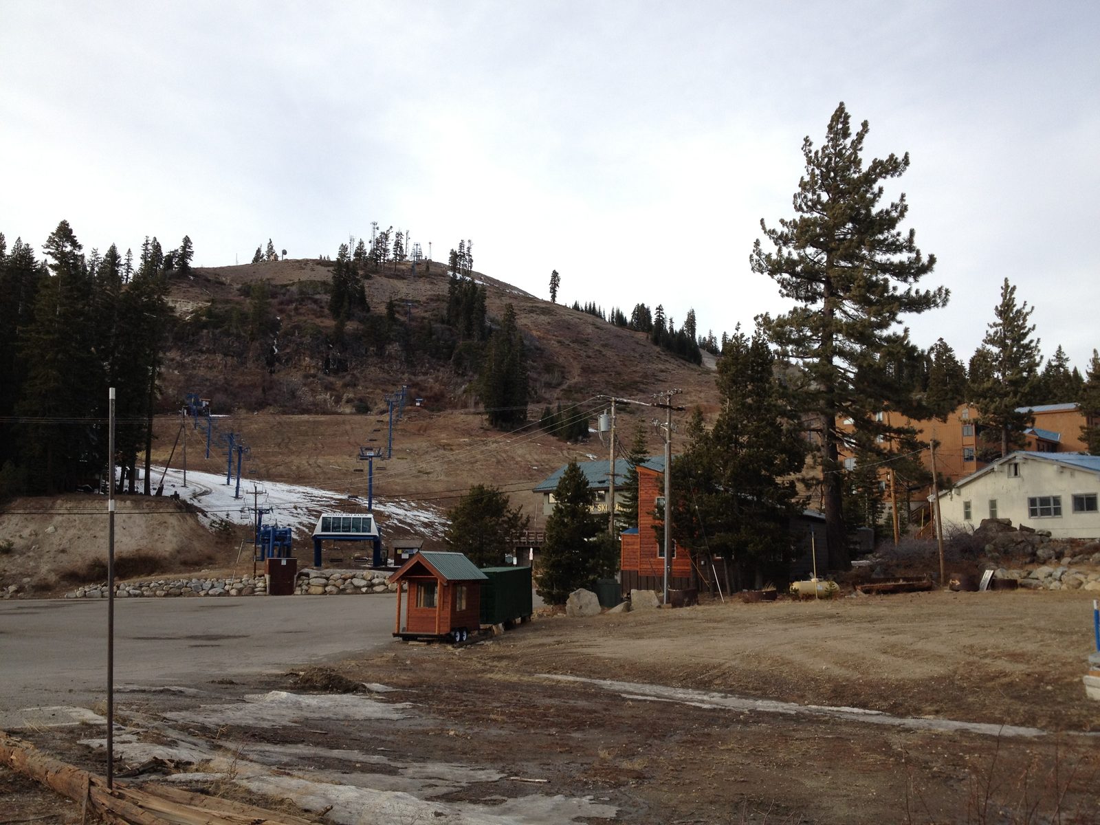 And if you thought Sugar Bowl's ski conditions looked sad, check out Donner Ski Ranch. Christmas...