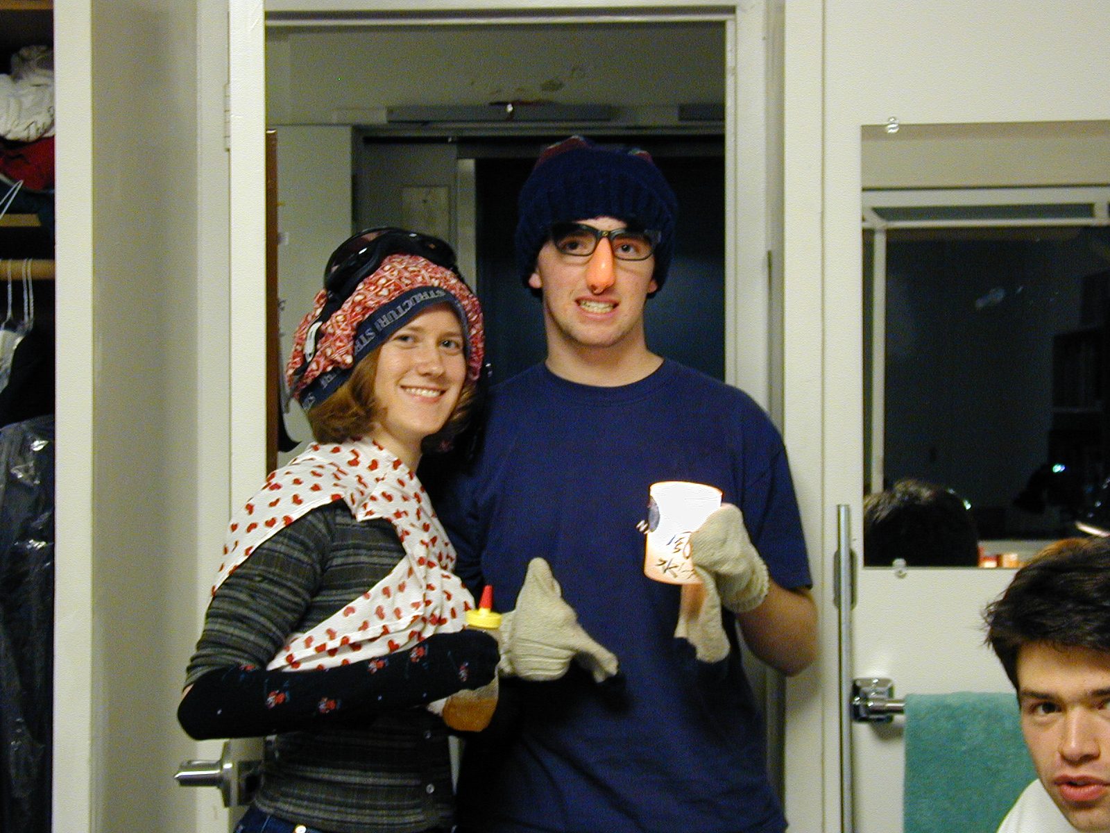Happy day before leap day from Alison and Nick.  Colin at right.