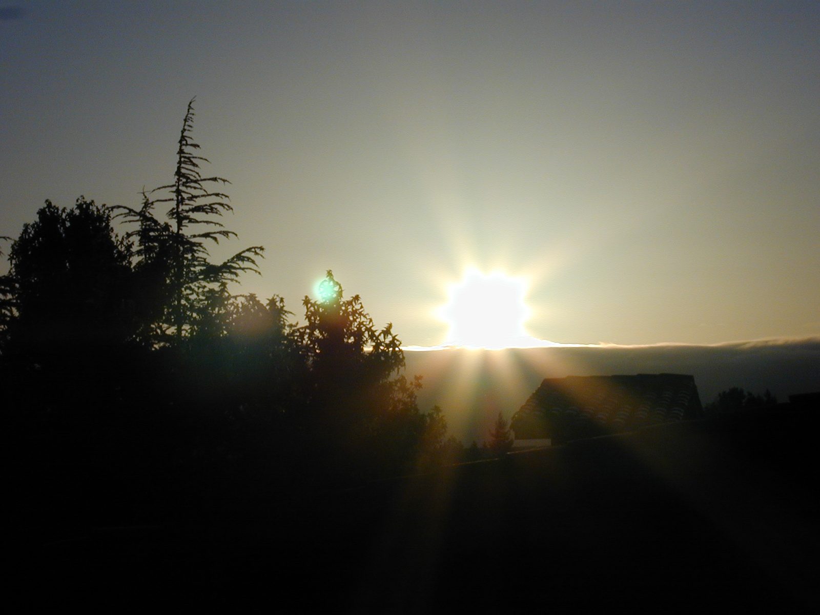 Here comes the sun.
