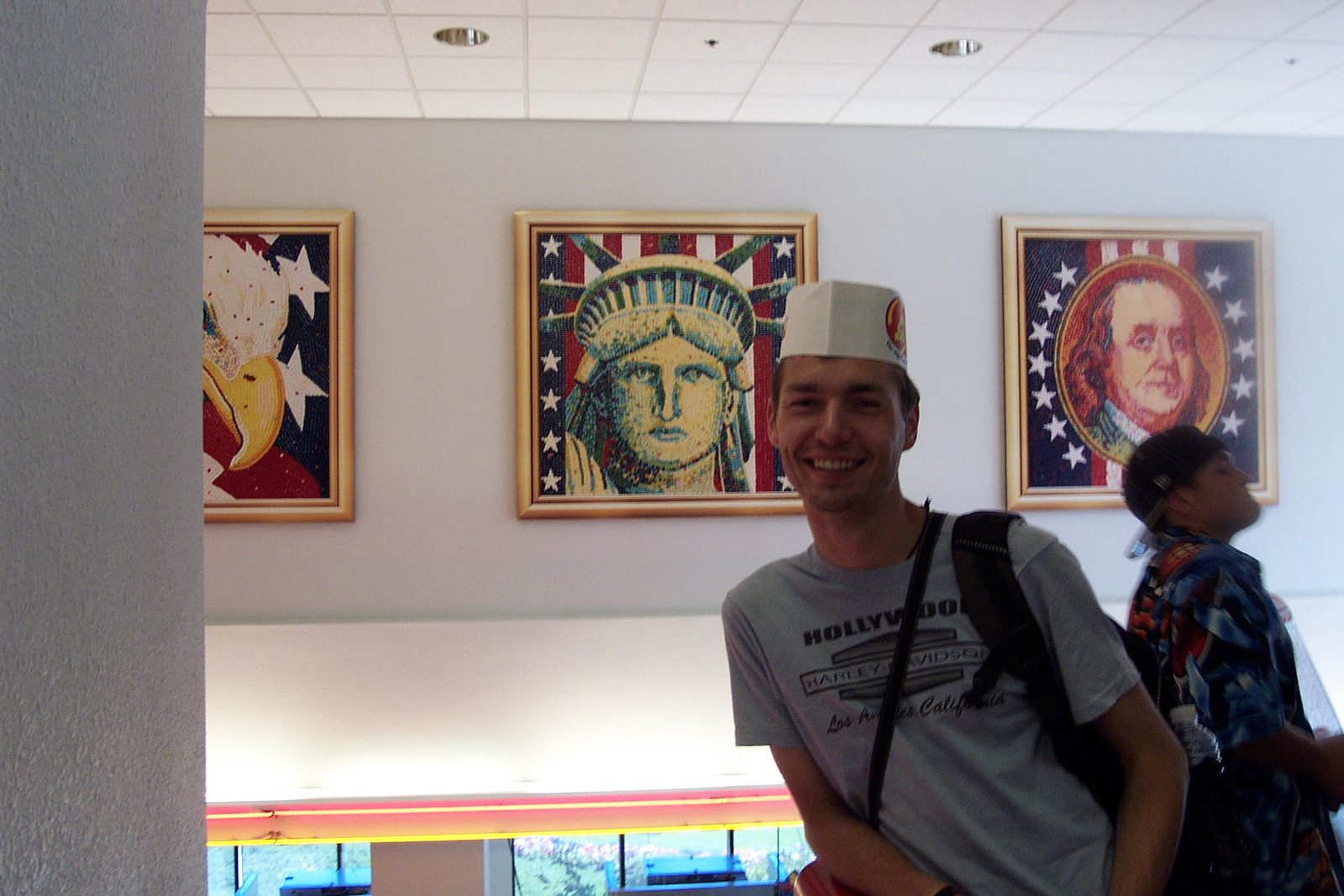 Stephan in the Jelly Belly factory.