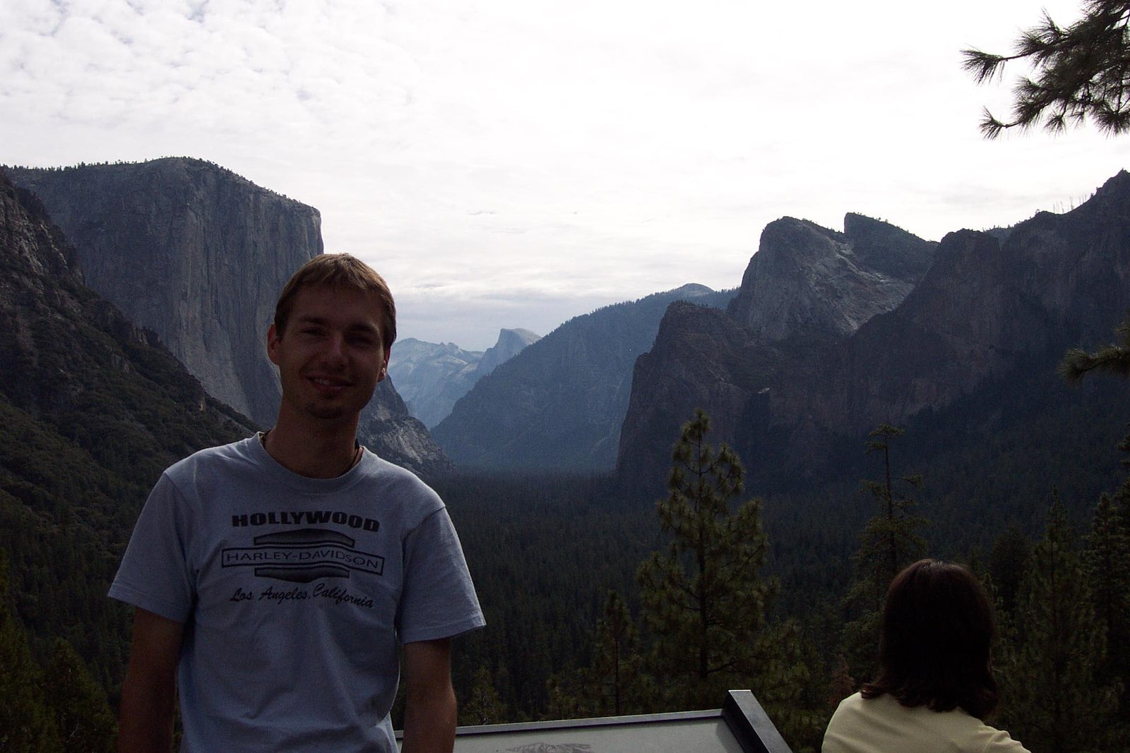 Stephan at Tunnel View.