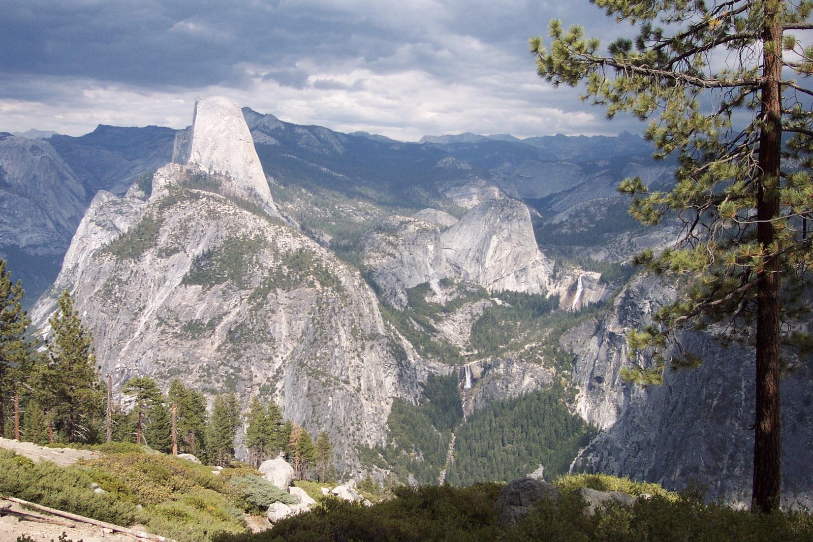 Half Dome, as viewed from Glacier Point.