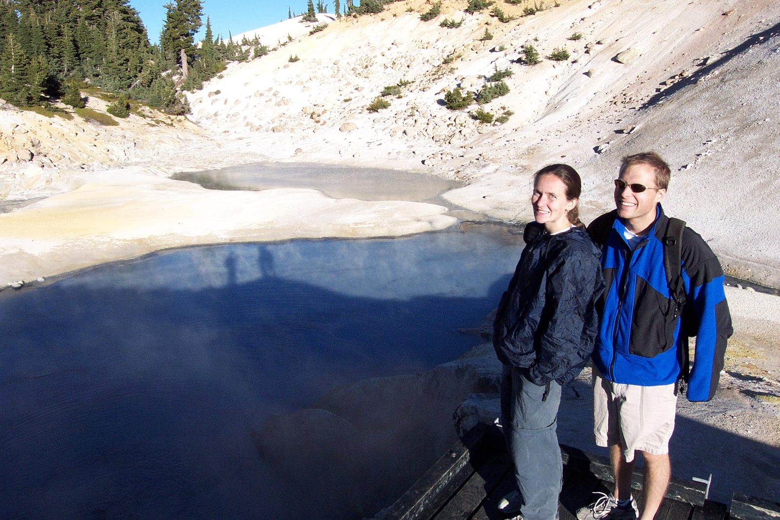 John and Rachel at Bumpass Hell.