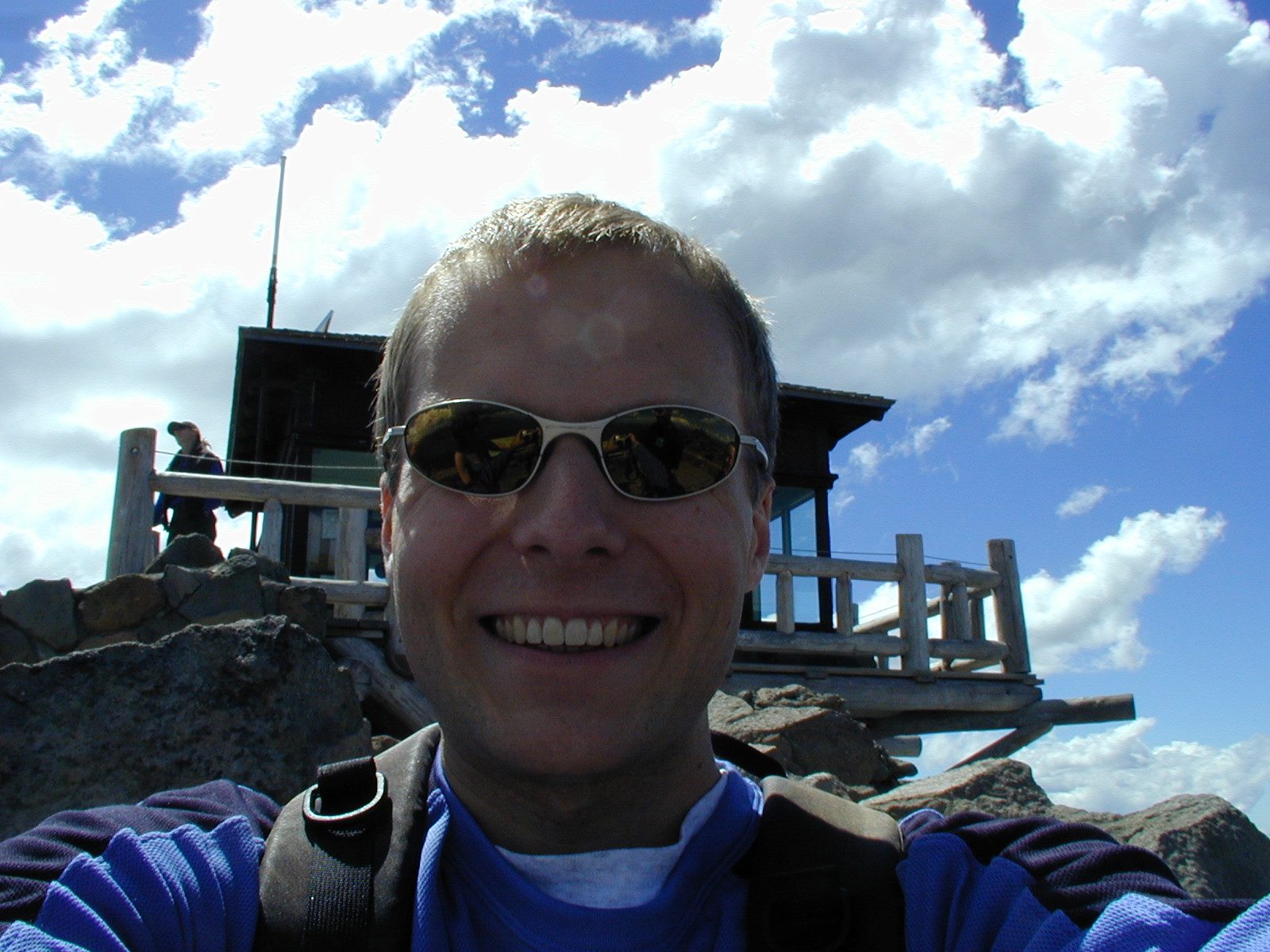 John self-portrait at Crater Lake.