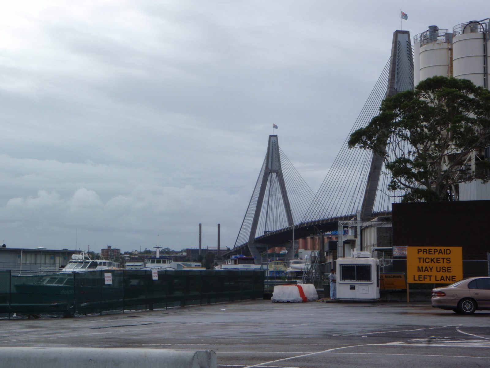 Catherine, here is a picture of the Anzac Bridge in Sydney.