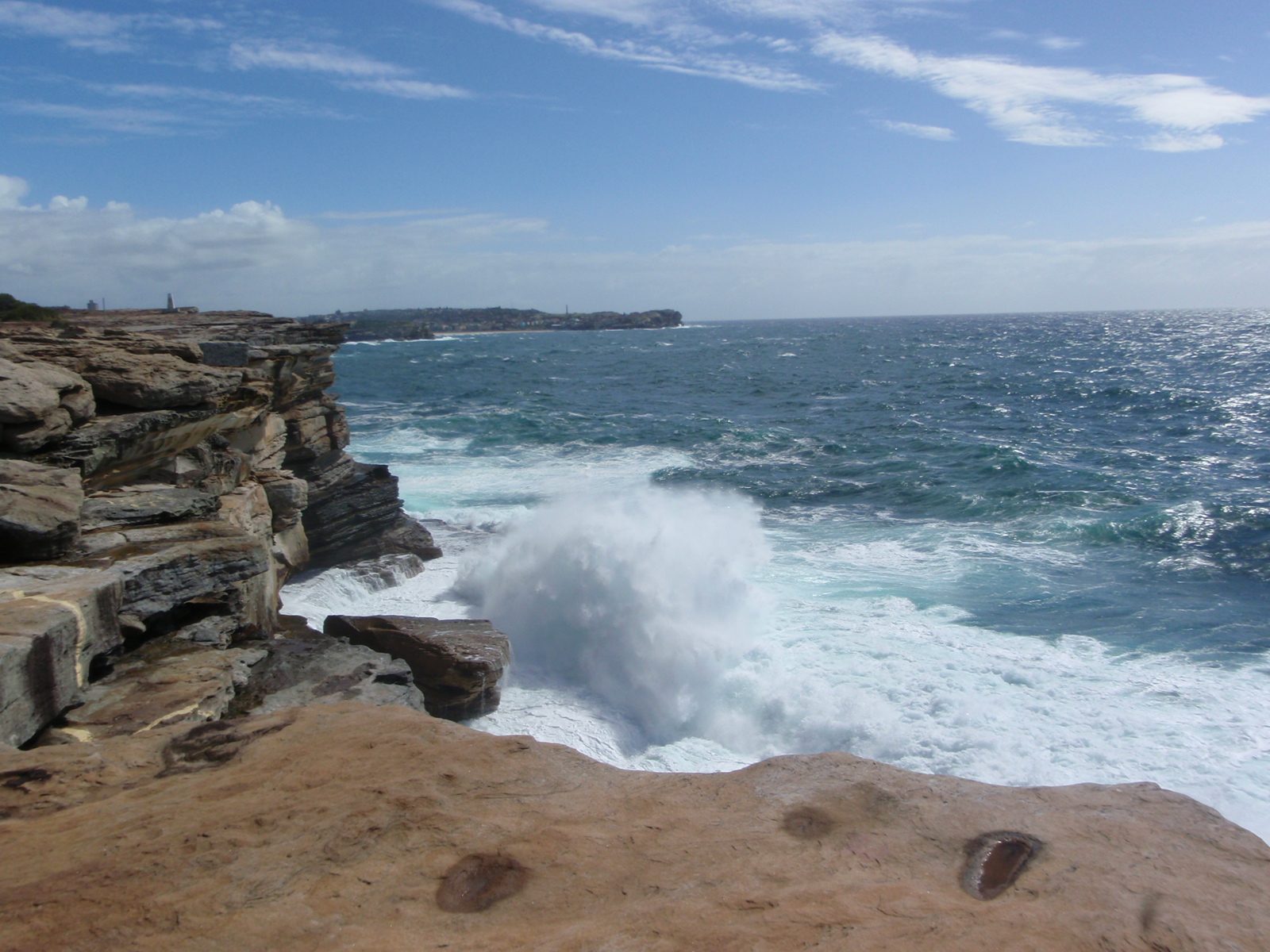 A particularly beautiful section of coastline.