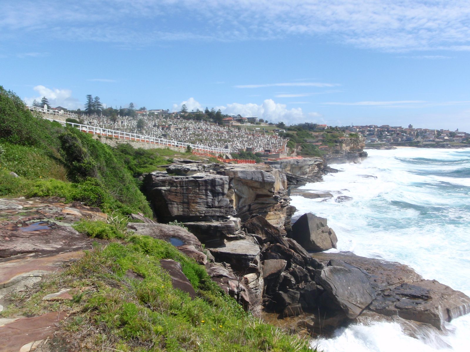 Waverly Cemetery where many of Sydney's most famous have been laid to rest.  I looked around for...