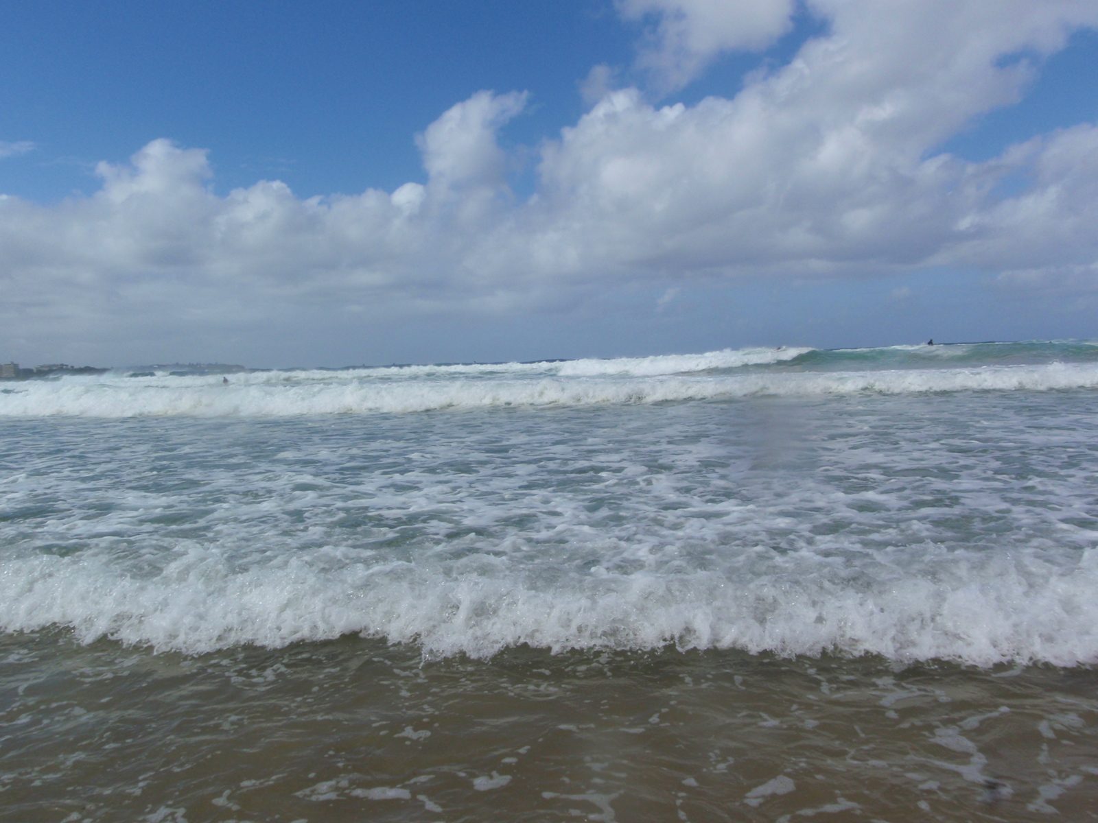 Waves at Manly Beach.