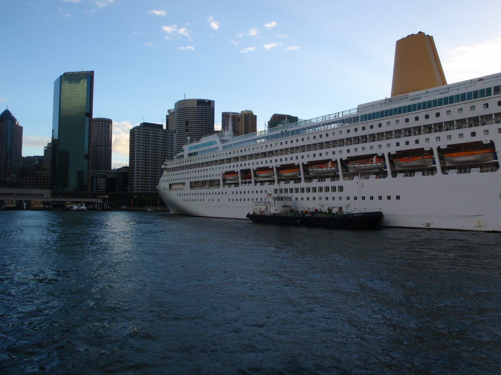 Another way to arrive in Sydney: by cruise ship.