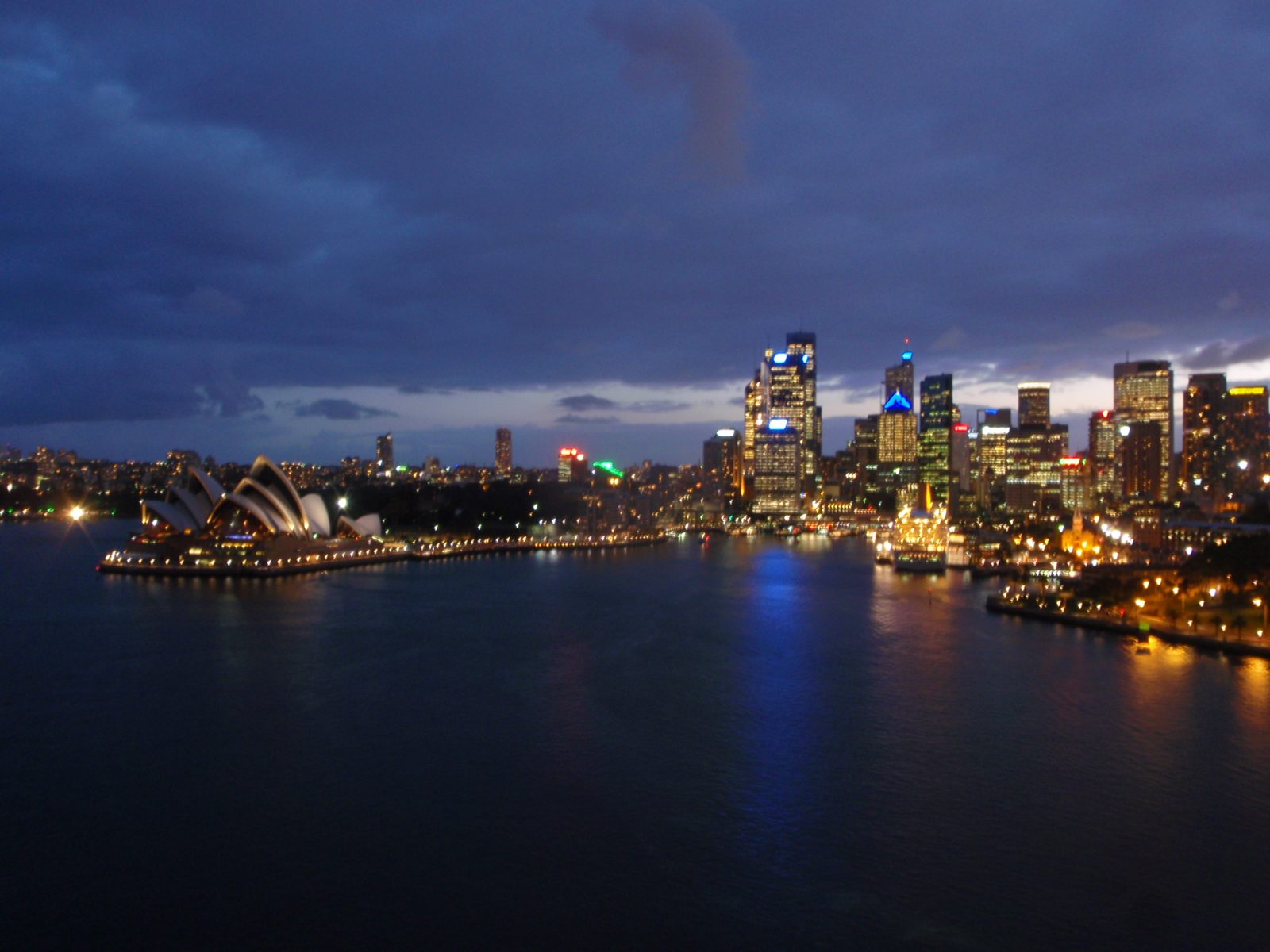 Sydney at night.
