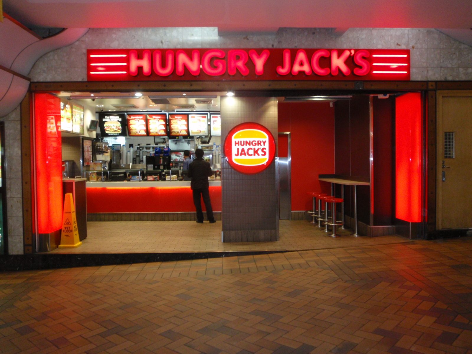 Apparently Burger King must already be a registered trademark in Australia or something.
