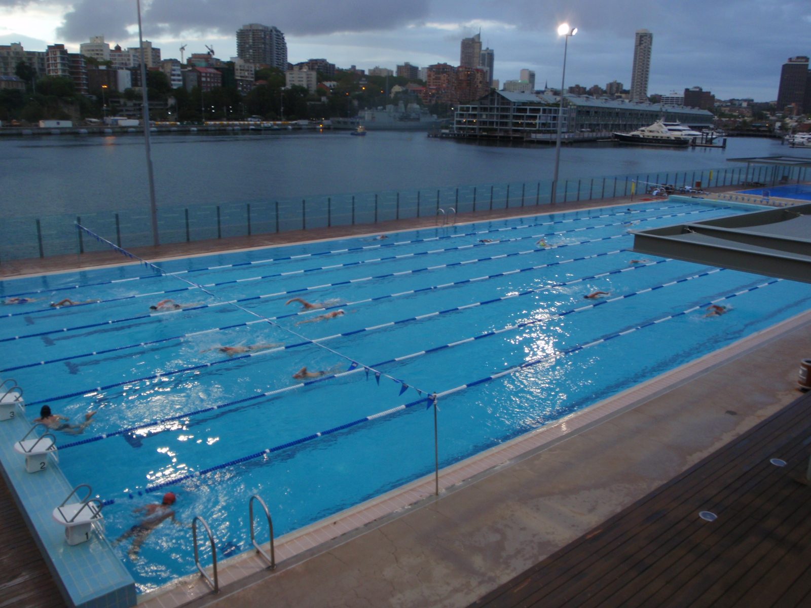 The Charleton Boy Pool, adjoining the Bot on the eastern side.  The apartment at the end of the...