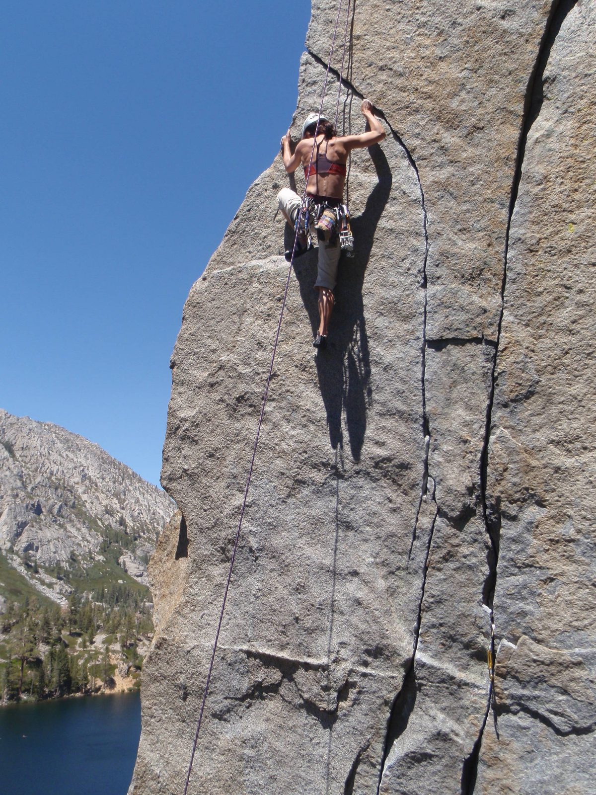 Making the traverse.