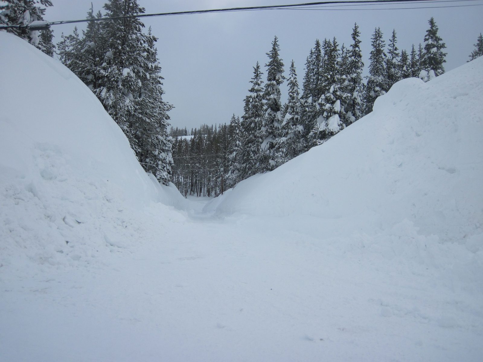 Most roads had the feeling of a "hamster maze" since the snowbanks were taller than the road was...