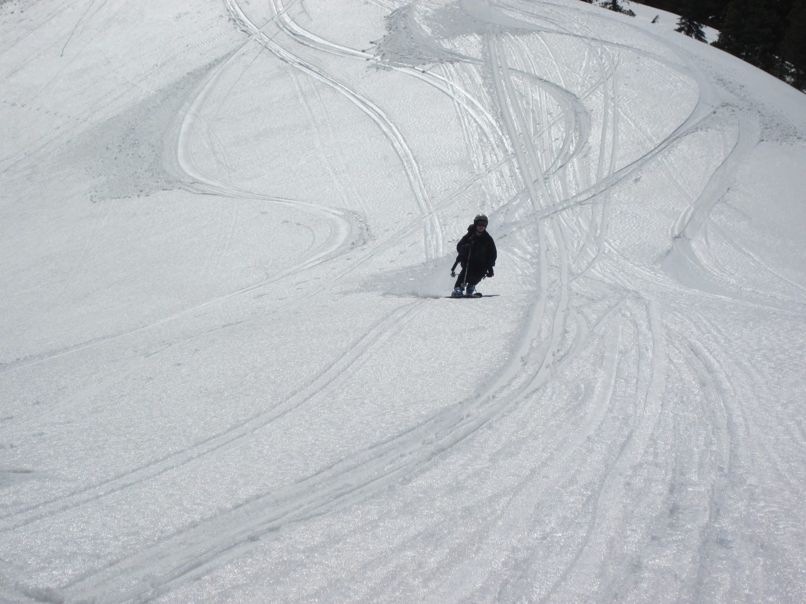 Mary, dropping into a tele turn.