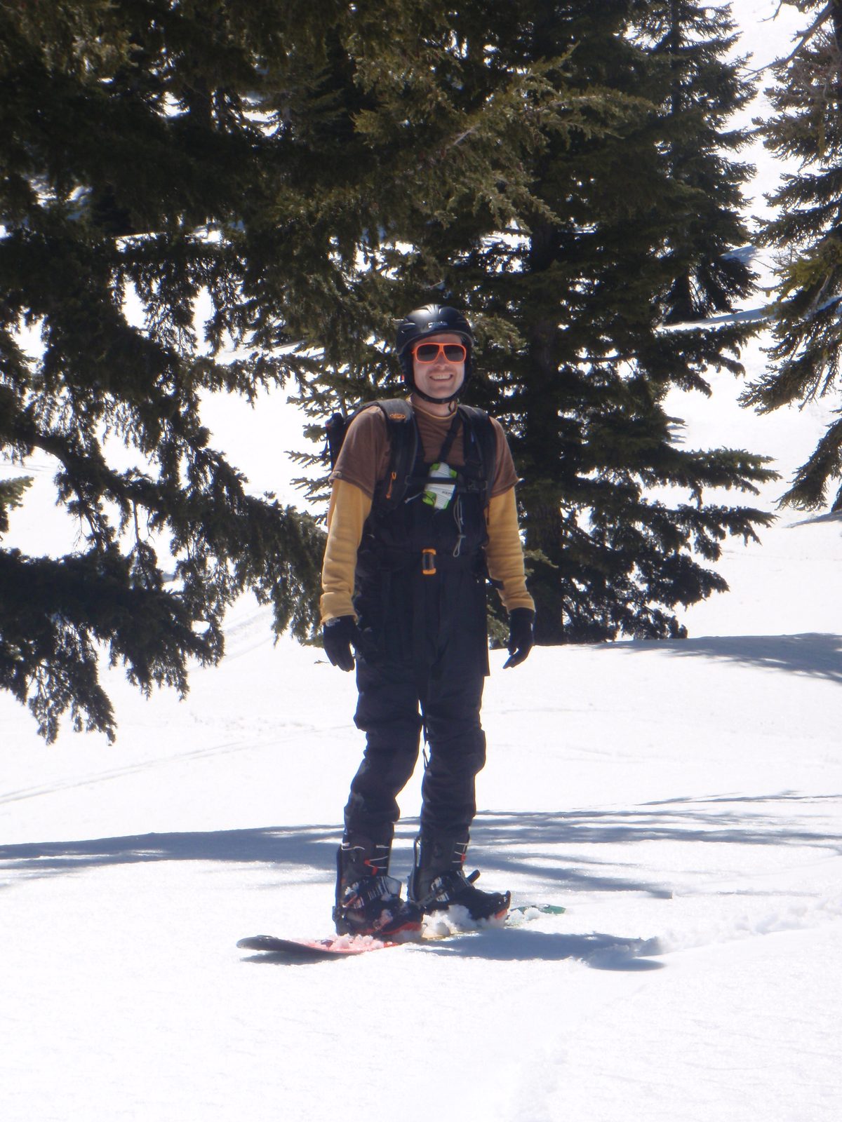 John snowboarding on Donner Peak.