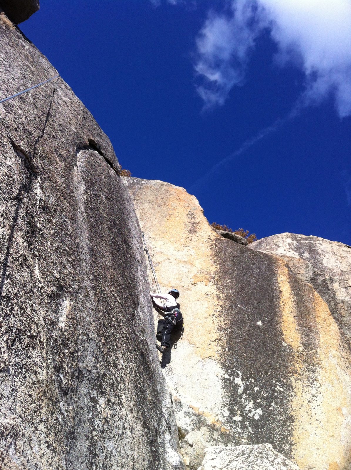 Climbing away.