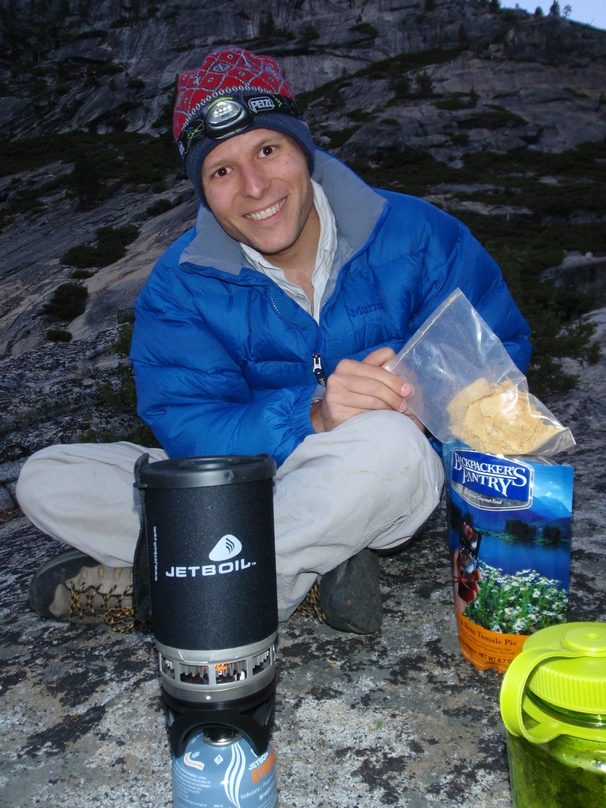 John and his new JetBoil.  This thing will boil a cup of water in 30 seconds with something like...