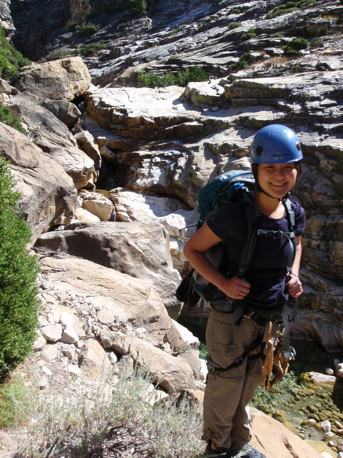 Monica the mountaineer.