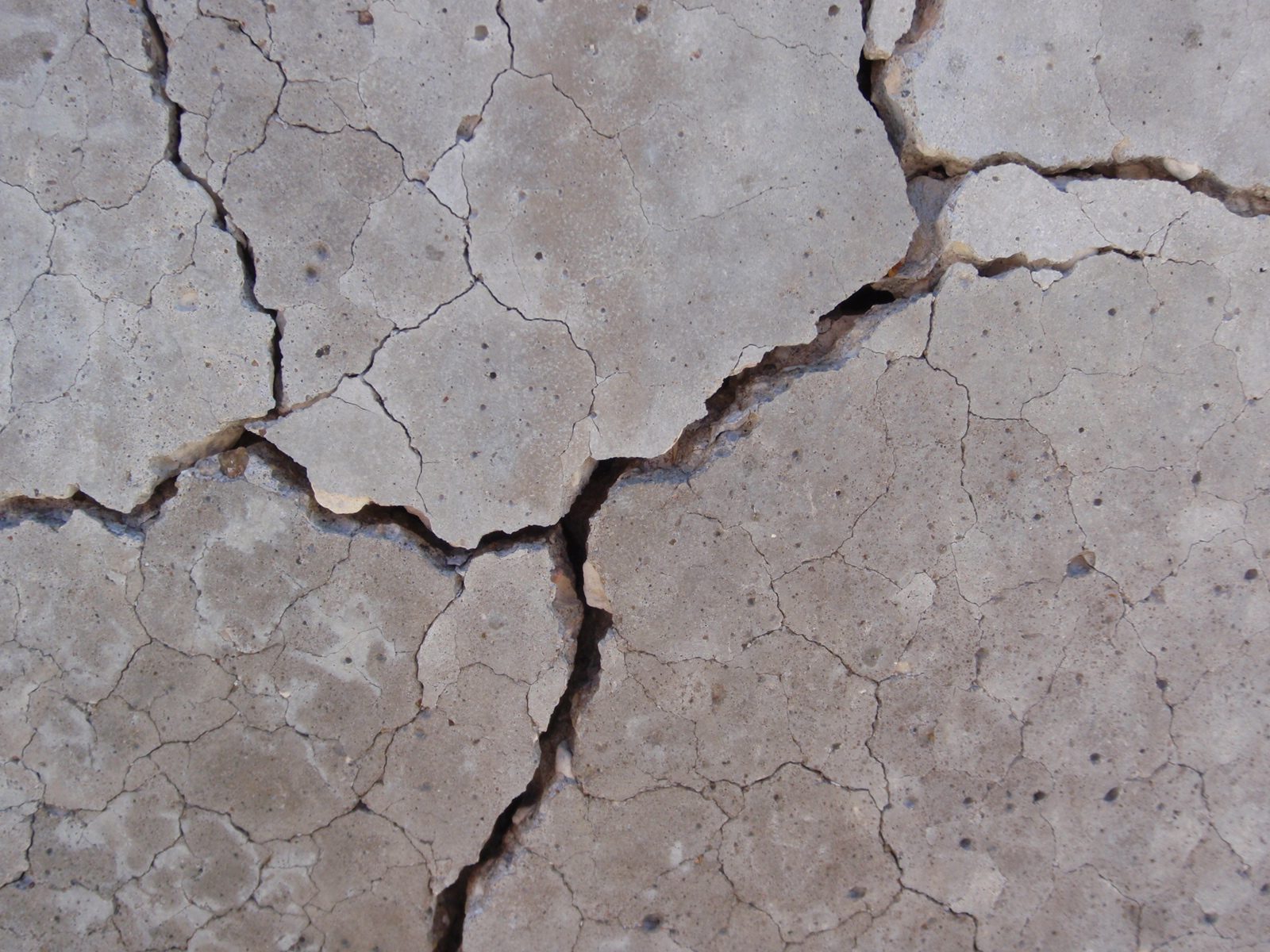 Some messed up concrete.