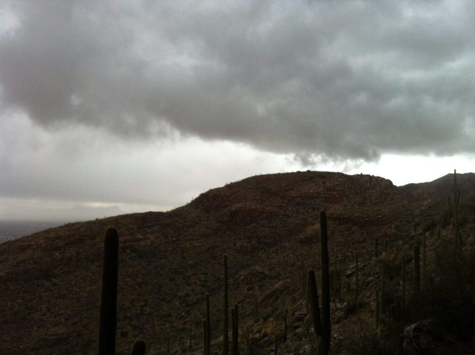 Storm moving in.
