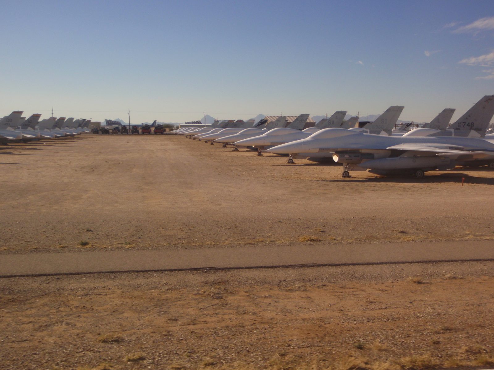 Lots and lots of jet fighters of some sort.