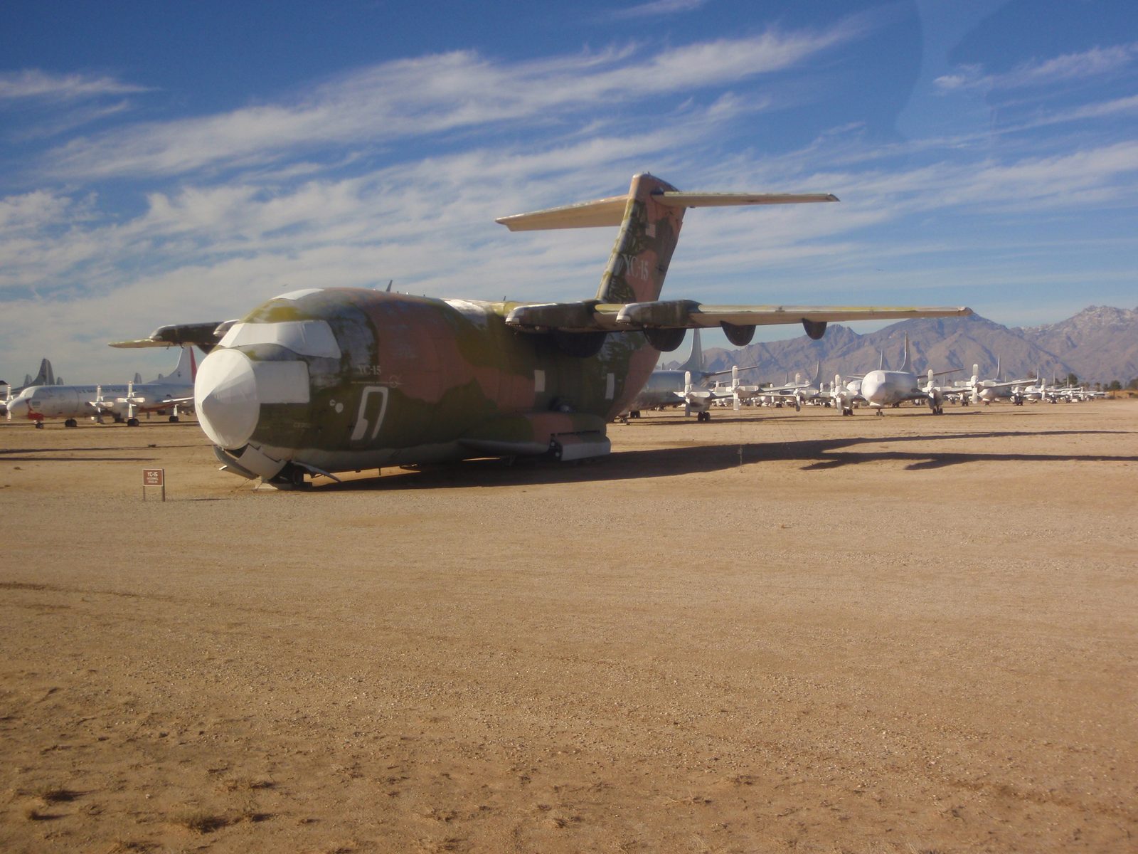 Another transport plane. This one seems to be missing engines. A lot of the planes here were in...