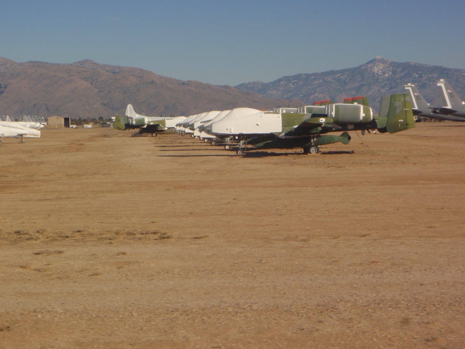 More mothballed planes.