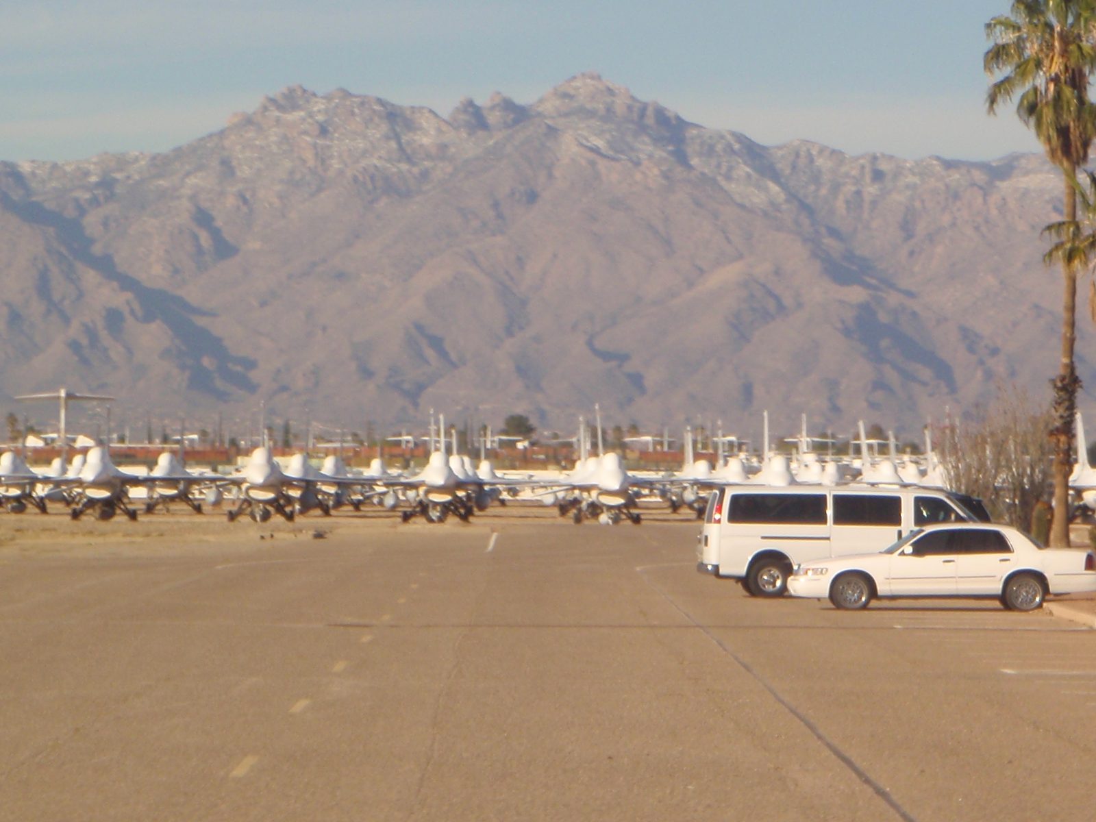 Planes and cars and mountains.