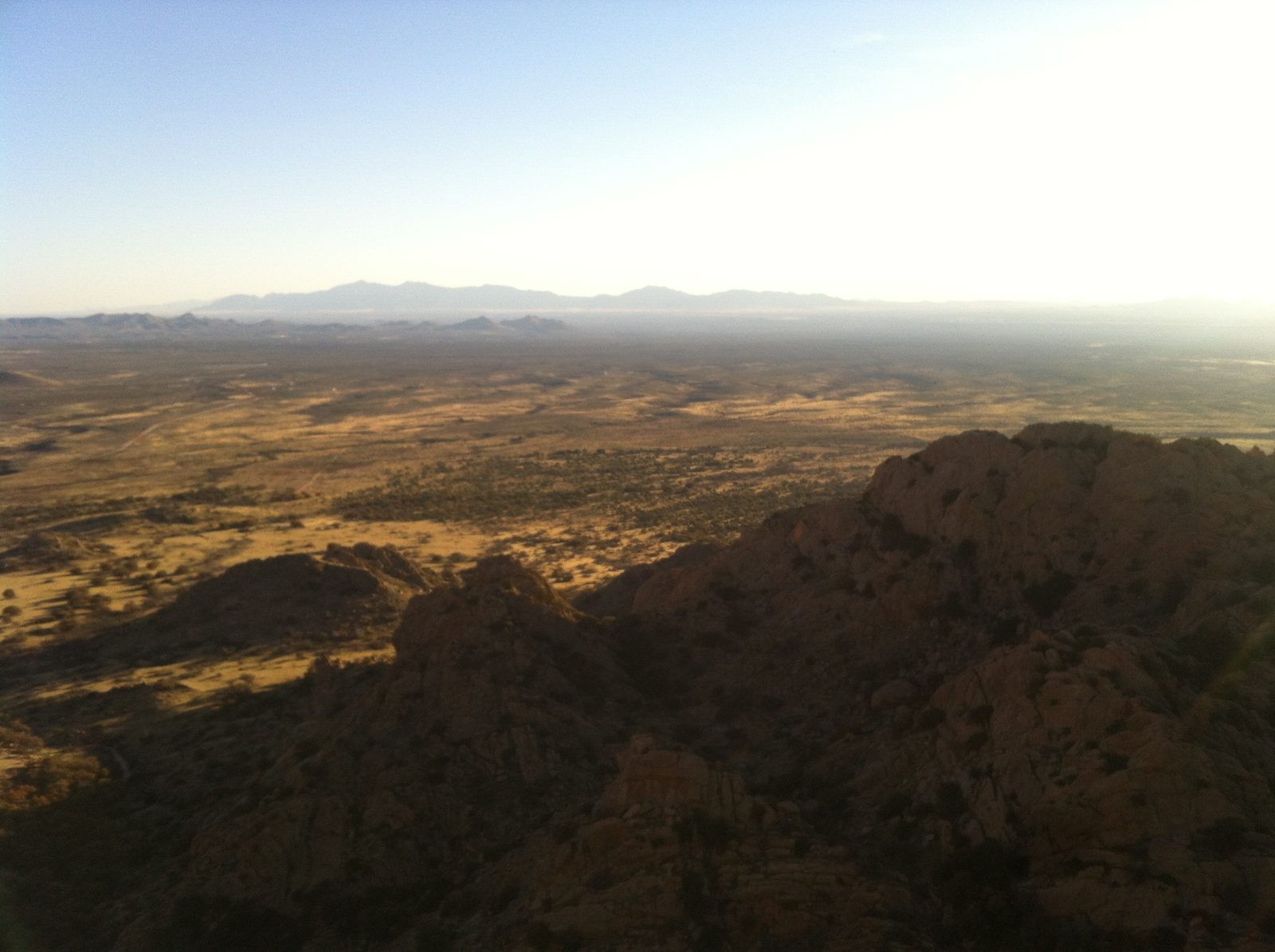 View from our perch.