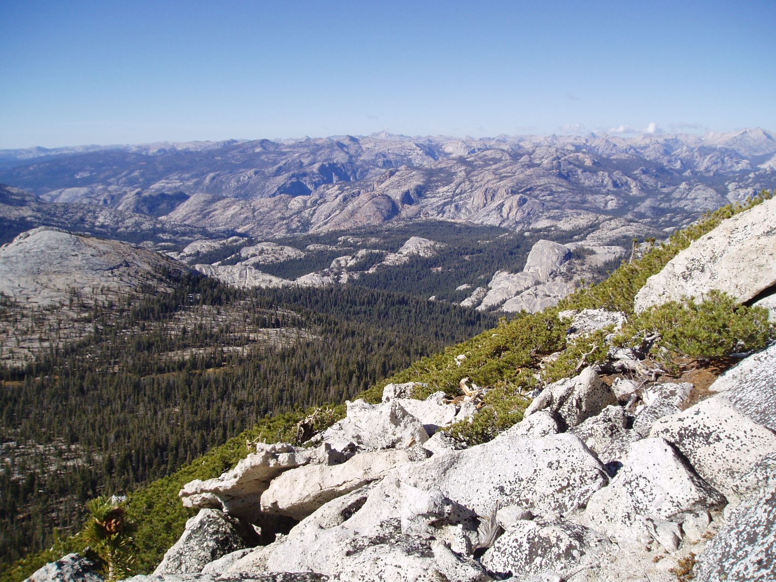 Tuolumne high country.  Somewhere in there amongst all the domes is the Grand Canyon of the Tuolumne.