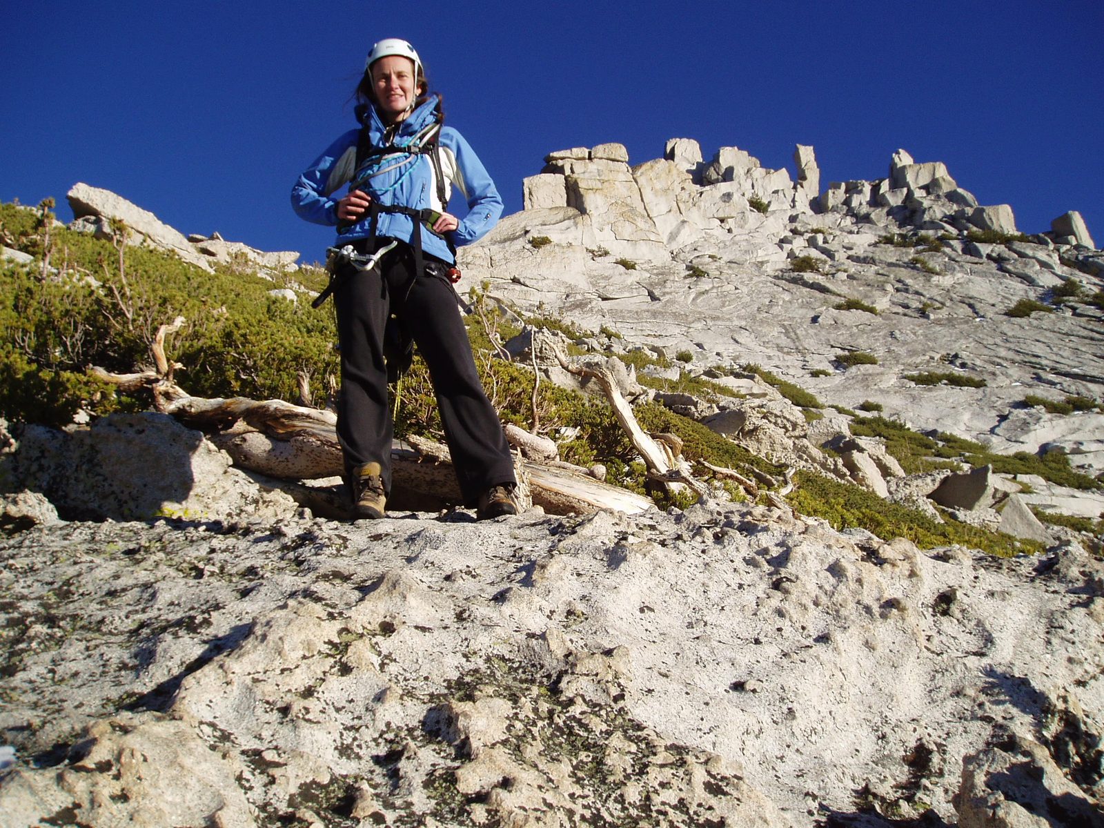 Rachel and Cathedral Peak (left-most block is actually the top).