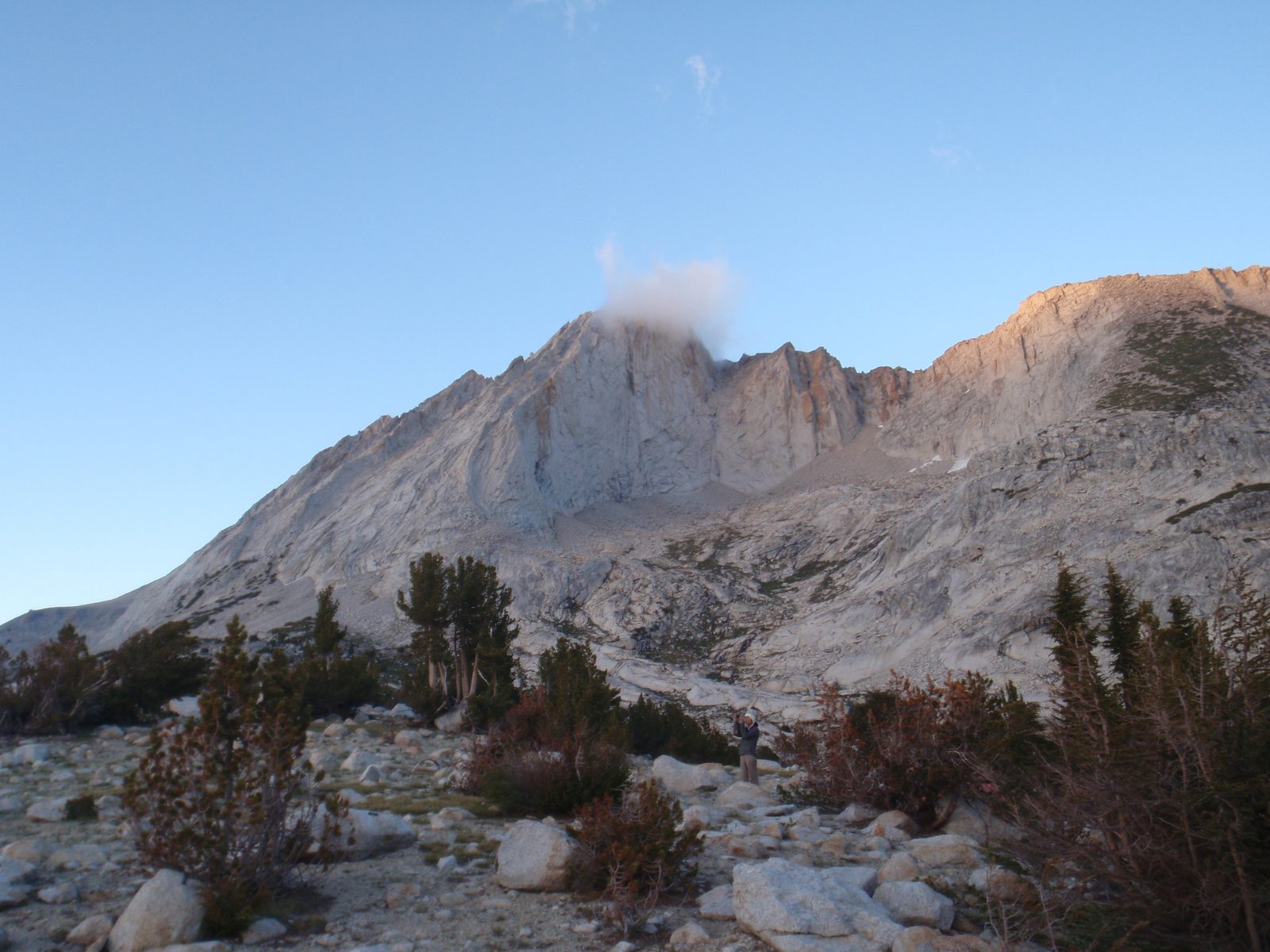 And almost as soon as the clouds rolled in they were gone.